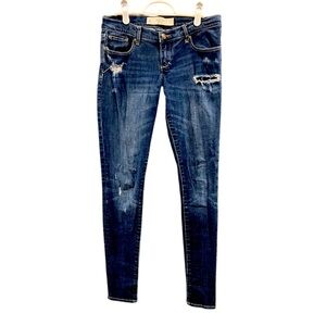 Vintage Abercrombie & Fitch Skinny Distressed Jeans - Size 4L
